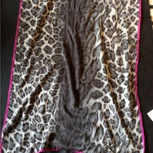 Animal print scarf